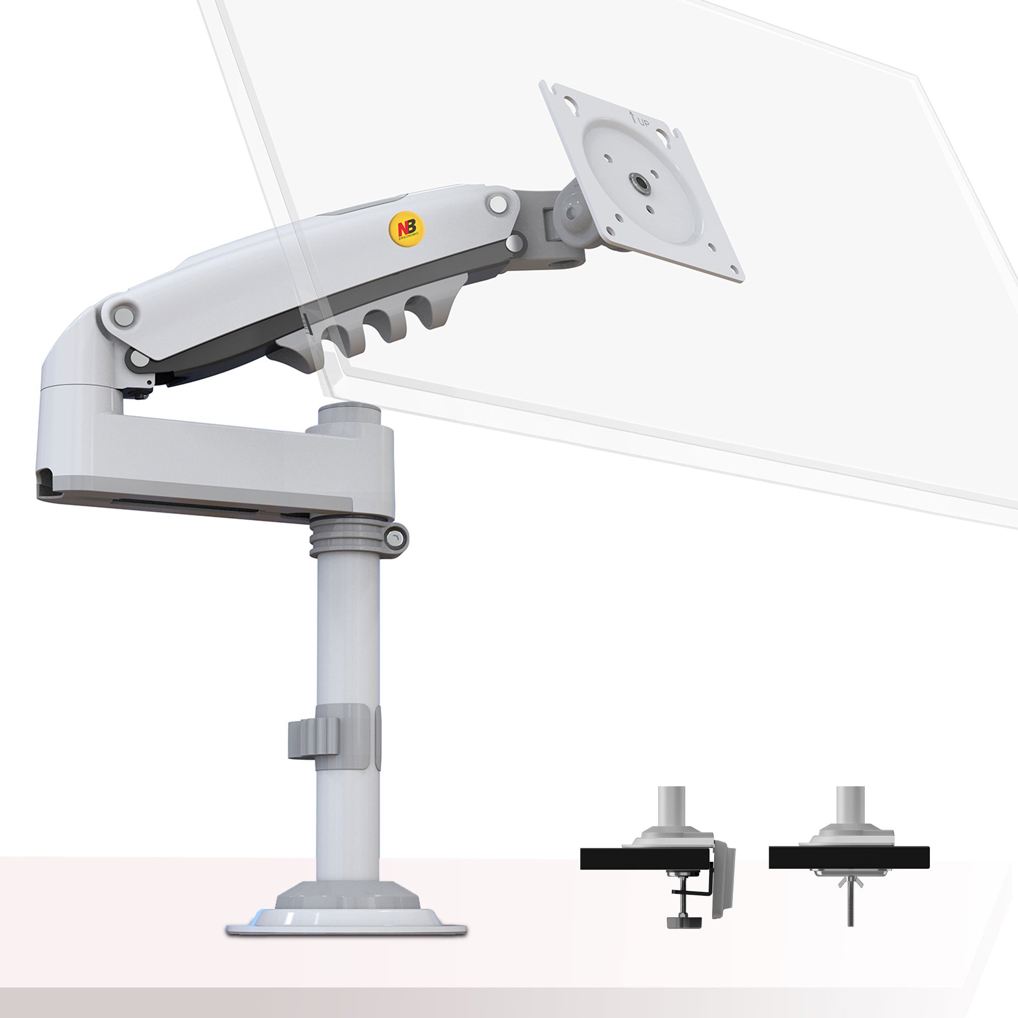 NEW Series NB H100 Desktop Monitor Arm 17" - 30" up to 9kg