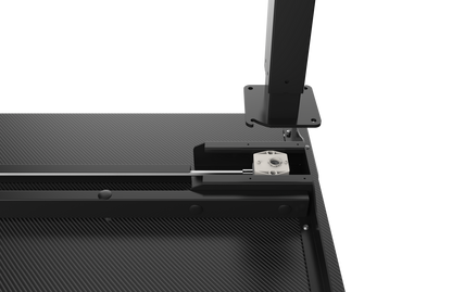 Flexi-Desk Carbon Fibre finish Electric Sit/Stand Gaming Desk