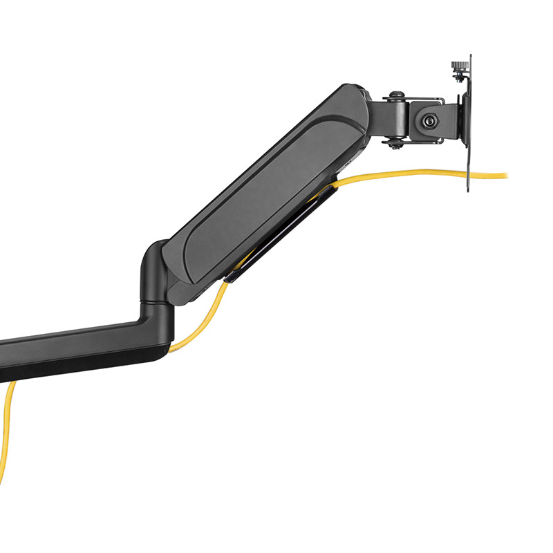 Pole Mounted Gas Spring Monitor Arms 3 Screens