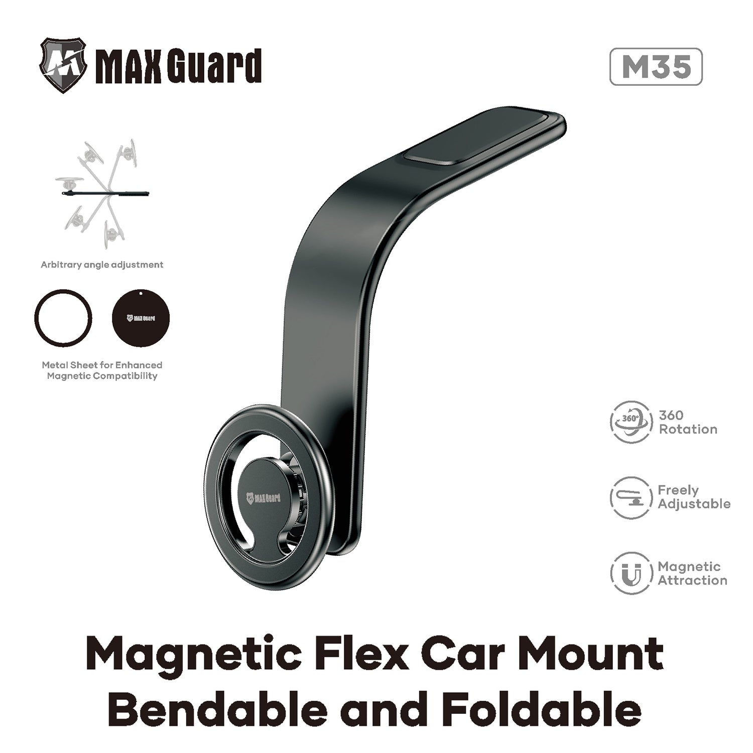 M35 Magnetic Flex Car Mount holder