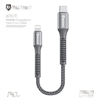 M40LC Lightning to Type c Cable with PD20W 25cm