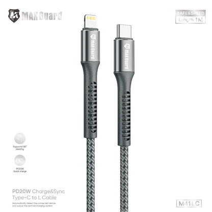 M41LC Lightining to Type c Cable with PD20W 1m