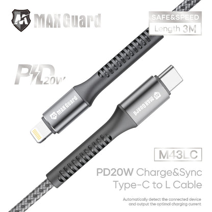M43LC Lightning to Type c Cable with PD65W (3M Length)
