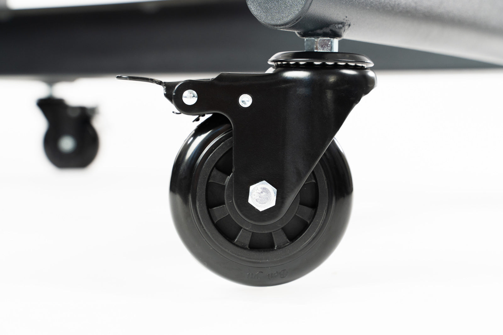 100mm Wheel Upgrade kit - 4 locking 100mm casters rated for 136kg.