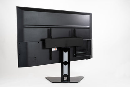 Premium Tabletop TV Stand with Swivel and Height Adjustment - MT301 Black
