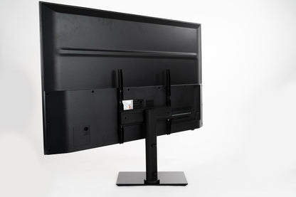 NEW Tabletop TV Stand with Swivel and Height Adjustment - MT304 Black