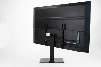 NEW Tabletop TV Stand with Swivel and Height Adjustment - MT304 Black