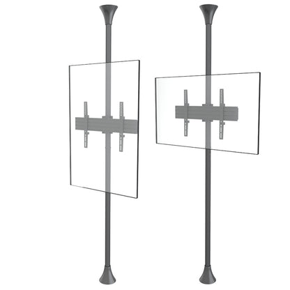 Mountech Floor-to-Ceiling TV Signage Mount Stand – Single, Dual or Back-to-Back | MTECFS11B