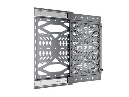 Sliding Media Device Storage Panel Wall Mount – 250mm Travel | MTESP01