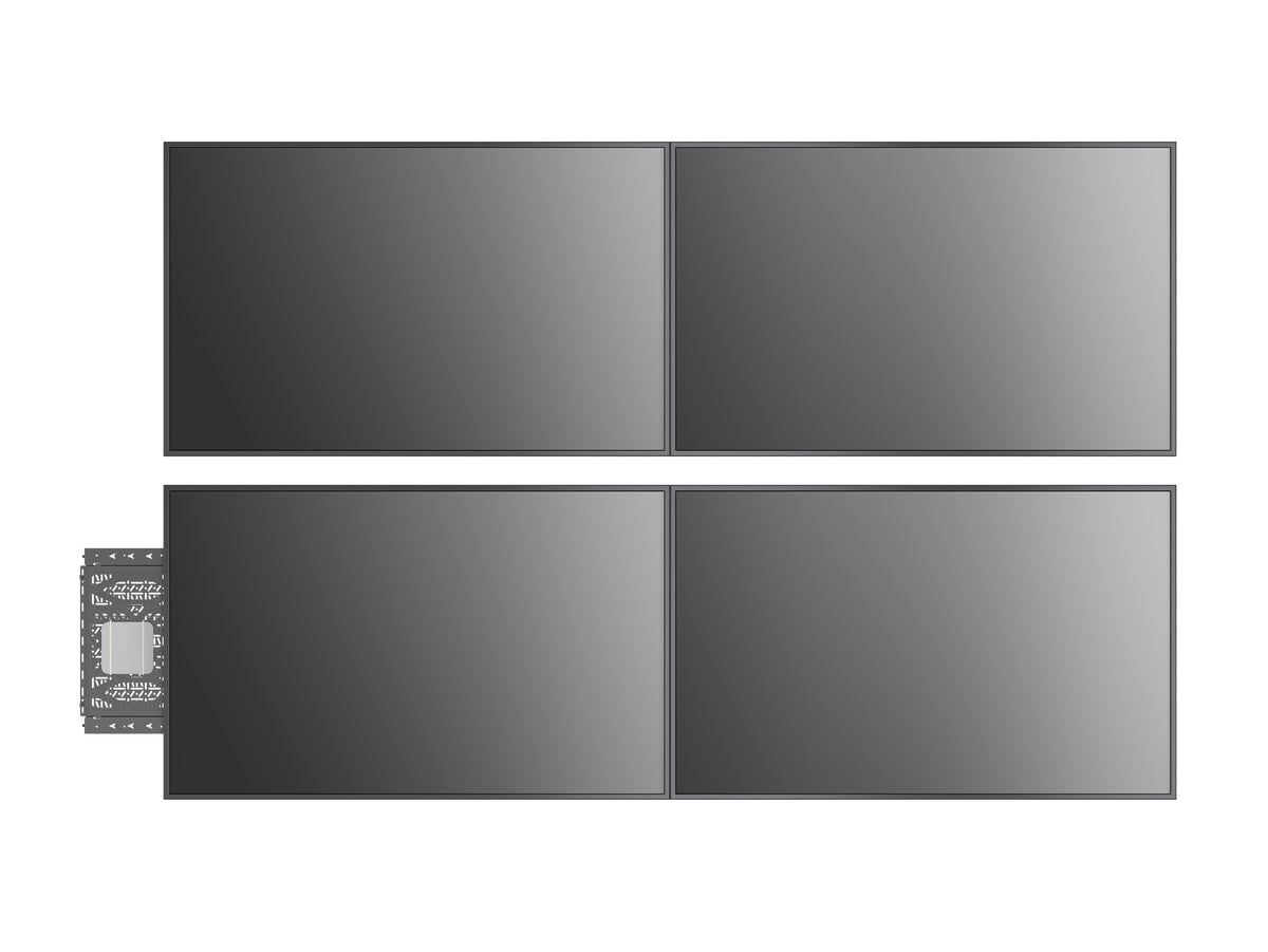 Sliding Media Device Storage Panel Wall Mount – 250mm Travel | MTESP01