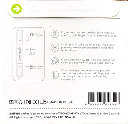 IPHONE LIGHTNING EARPHONE PLUG N PLAY MZ01