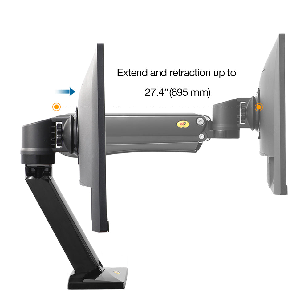 NEW NB45 Heavy Duty Gaming Desktop Monitor Mount up to 15kg