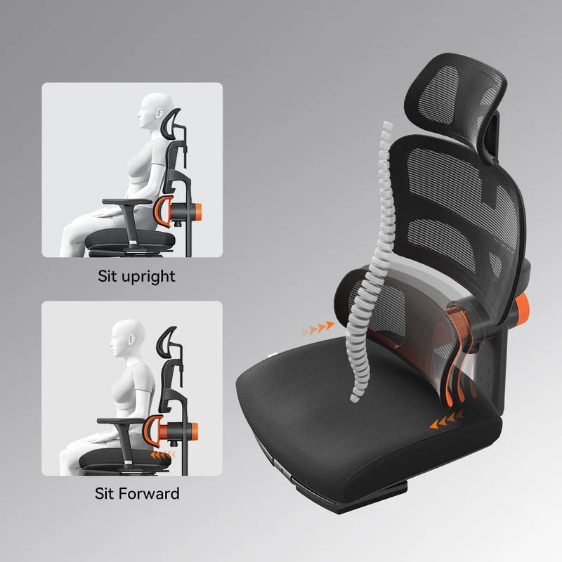 Newtral Ergonomic Home Office Chair with Auto-Following Lumbar Support