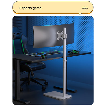 Ironview TV Monitor floor stand white METAL BASE 17-32 inch