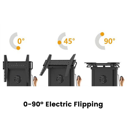 Electric Height Adjustable Presentation Easel Stand Mount Bracket TW150 Black