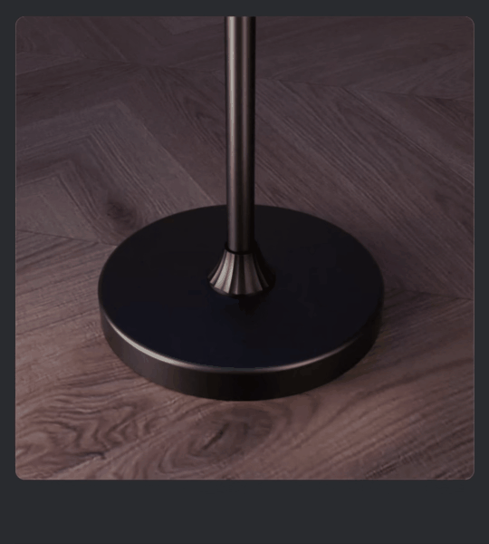 Aluminum Floor Tablet & Phone Holder Stand Mechanical Arm 360° Rotating