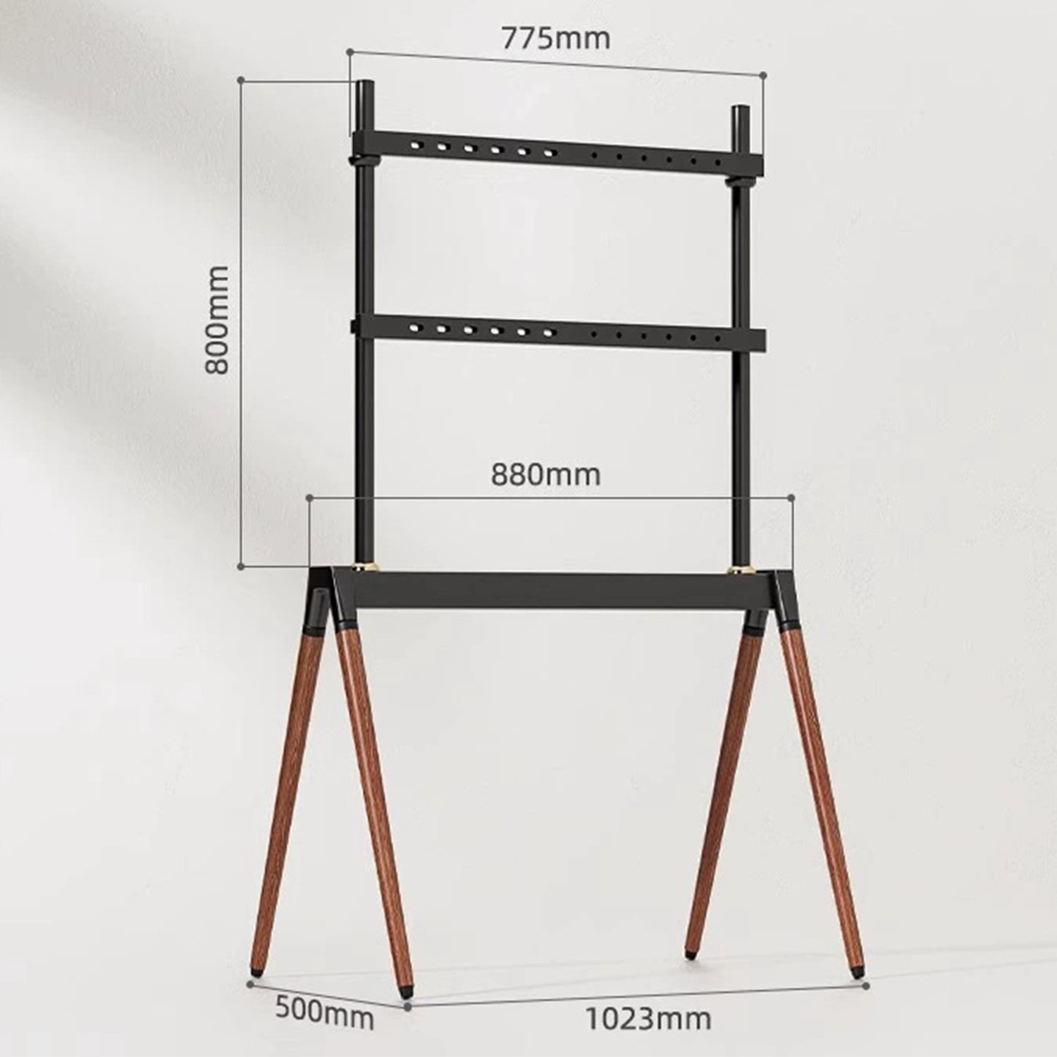 Felt style three-leg beech wood stand