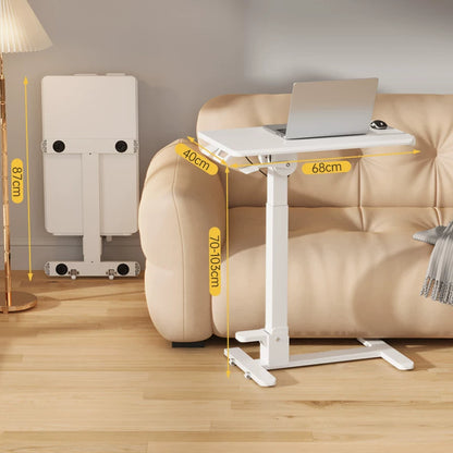 Mobile WHEELY Sit Stand Desk Folding 680x400MM FA107