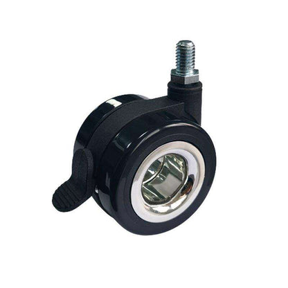 2.5 Inch Heavy Duty Silent  Hollow Caster Wheel m8 with Brake for Furniture, Medical Equipment & Office Chair