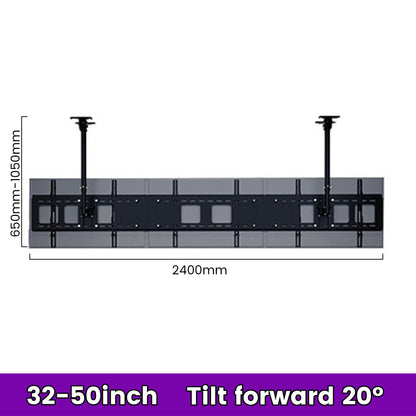 Heavy duty 3-4 screens ceiling mount menu board