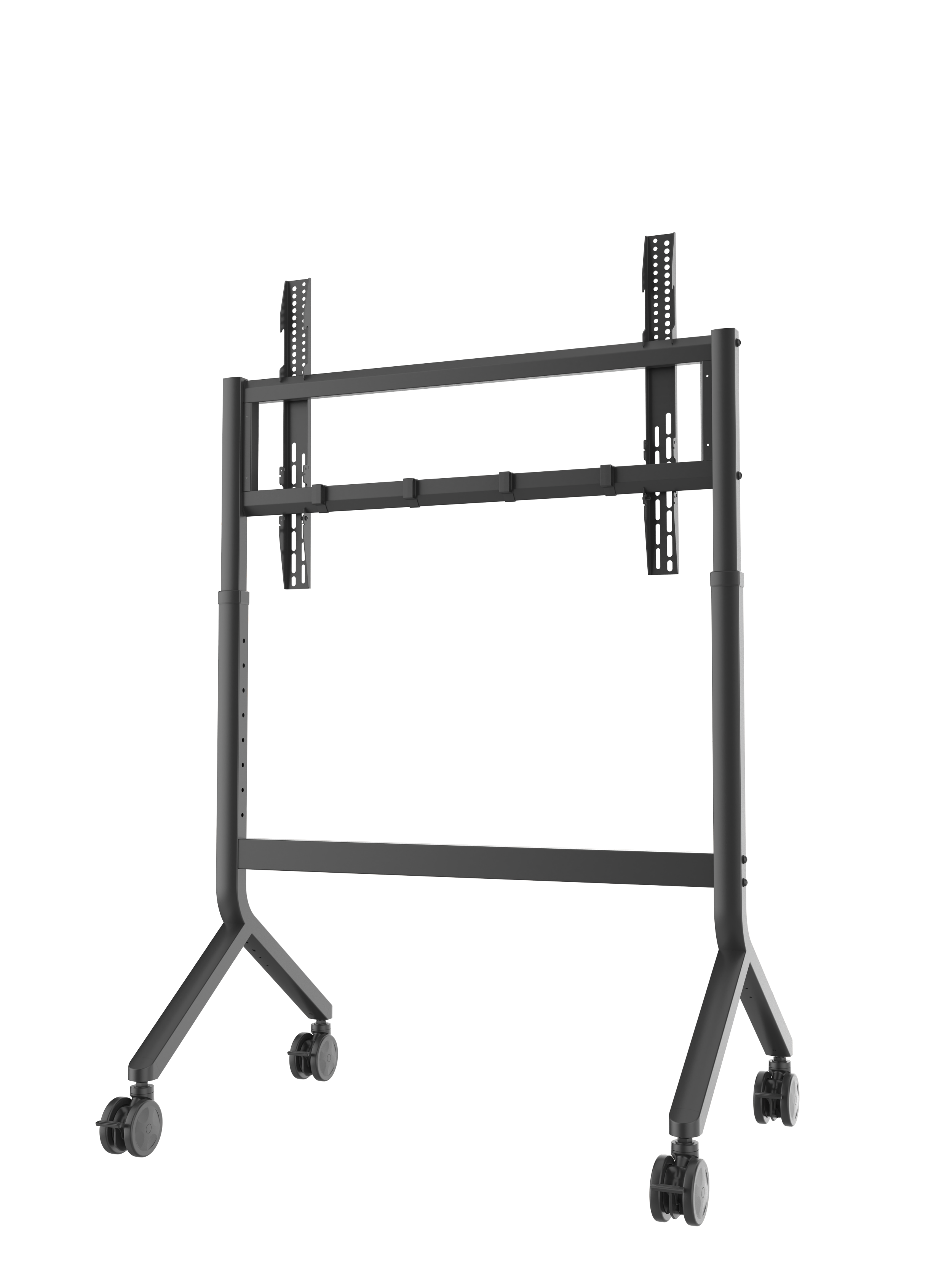 2026 NB P100 Height Adjustable Mobile Cart 65"-90" Large Screen Mobile Stand