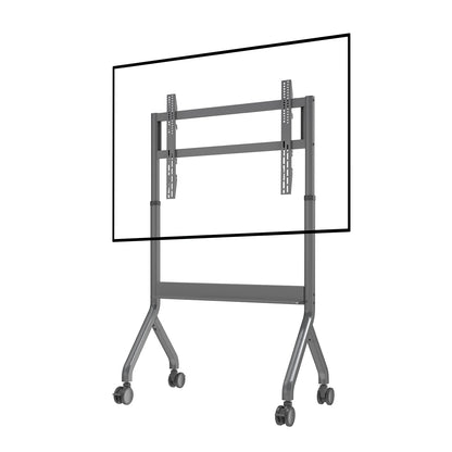 2026 NB P150 Electric Motorized Mobile TV Cart for 65-90" Screens Touch Panels