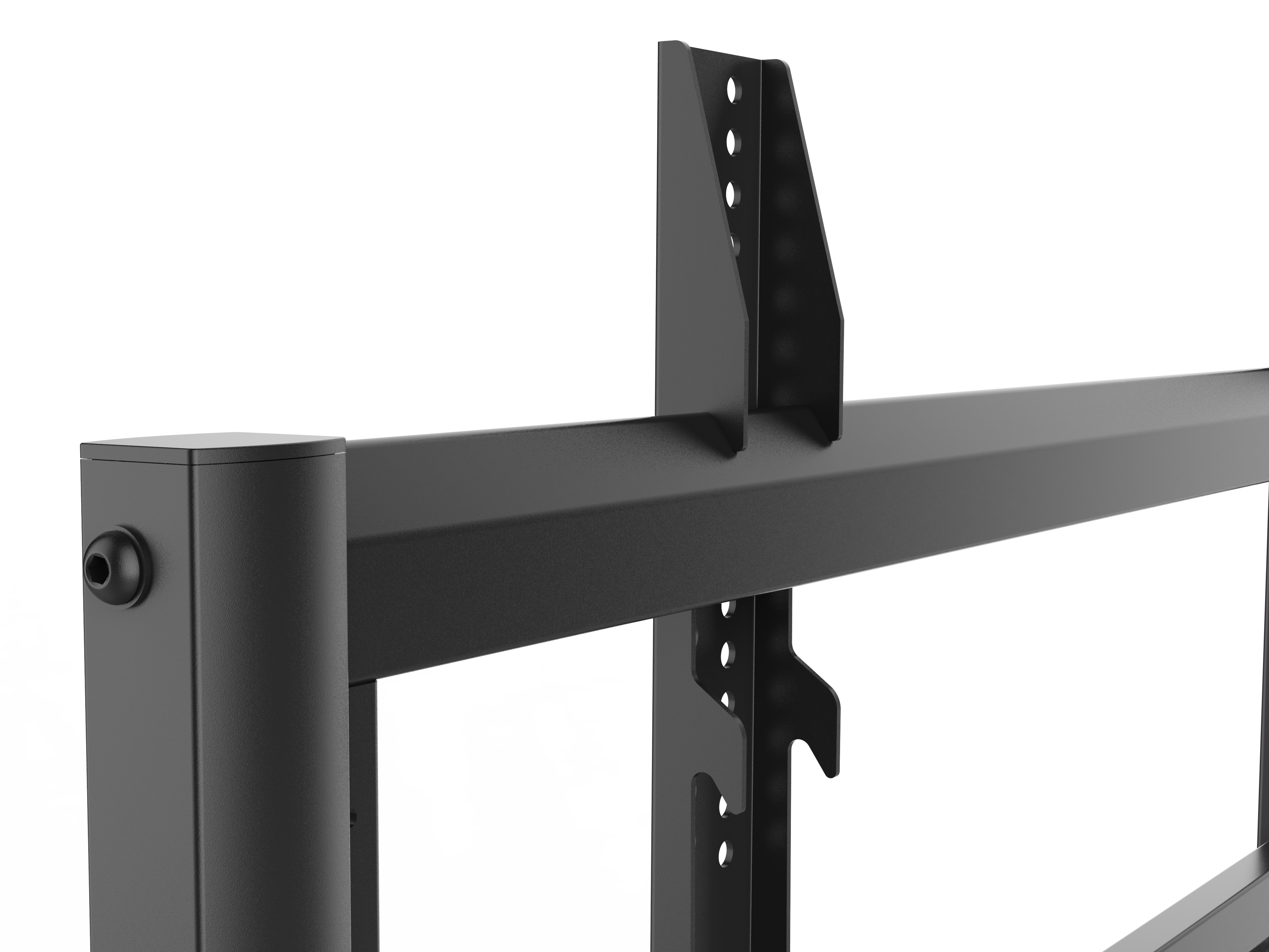 2026 NB P150 Electric Motorized Mobile TV Cart for 65-90" Screens Touch Panels Large Shelf Space