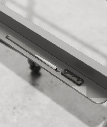 Heavy Duty Electric Height Adjustable TV Trolley Mount for 80-110 Inch Screens P320