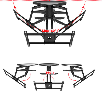 NEW P65 HD Cantilever VESA Wall Mount up to 68.2kg