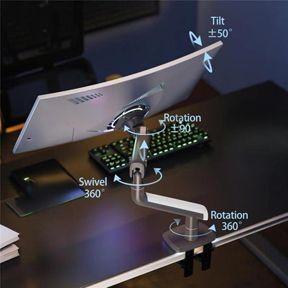 Flat Ultrawide Curved Monitors Bracket Gaming Monitor Arm VESA Mount A5