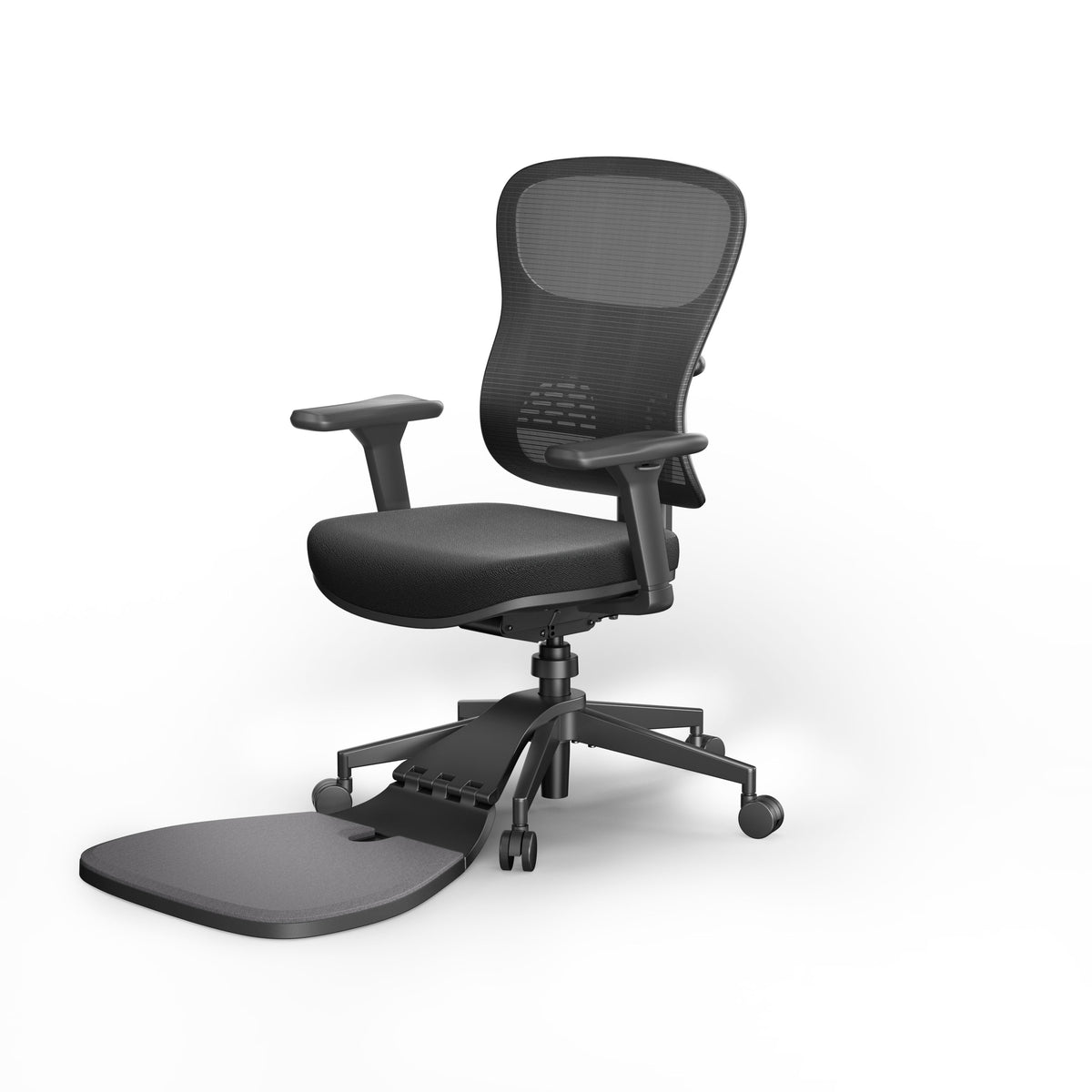 Standing-Mate Office Chair Multi-Position Mesh with Retractable Standing Mat Ergonomic