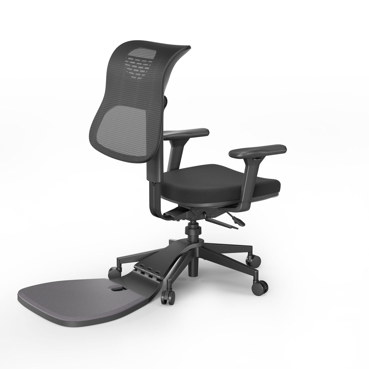 Standing-Mate Office Chair Multi-Position Mesh with Retractable Standing Mat Ergonomic
