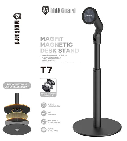 Maxguard Magnegtic Desk Stand for Phone/Tablet T7