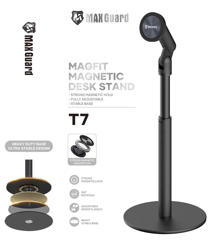 Maxguard Magnegtic Desk Stand for Phone/Tablet T7