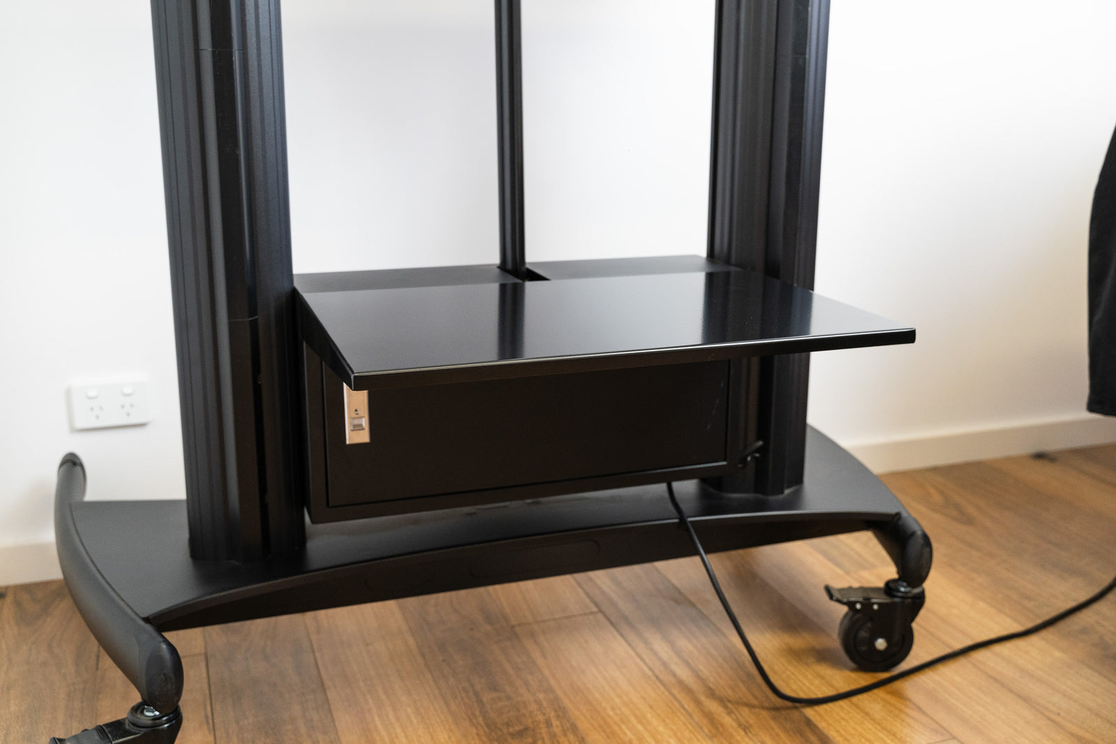 TW-100 Black Equipment Shelf for TV Cart TW-100
