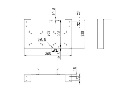 VESA Mount + Power Board Kit FOR TW100 T100 T80 T70
