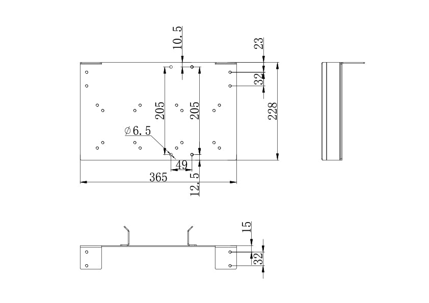 VESA Mount + Power Board Kit FOR TW100 T100 T80 T70