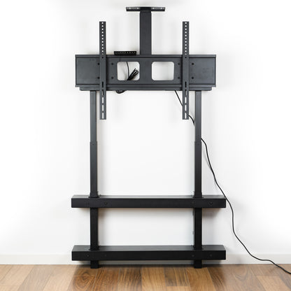 TW55 Electric Vertical Lift Wall Mount for Touch Screen Mounting in Black