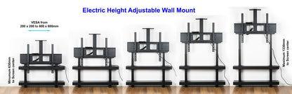 MounTech TW55 Electric Vertical Lift Wall Mount for Touch Screen Mounting in Black
