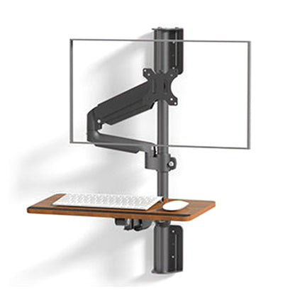 Dualhold wall mount for screen and keyboard