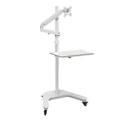 SteelView Mobile Tv Monitor floor stand Mount Bracket  Cart rotating 10 to 34 inch