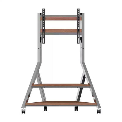 Medium Tower Art Mobile TV Stand Trolley with Storage 32-65 inch