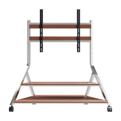 Large Tower Art Mobile TV Stand Trolley with Storage 50-100 inch