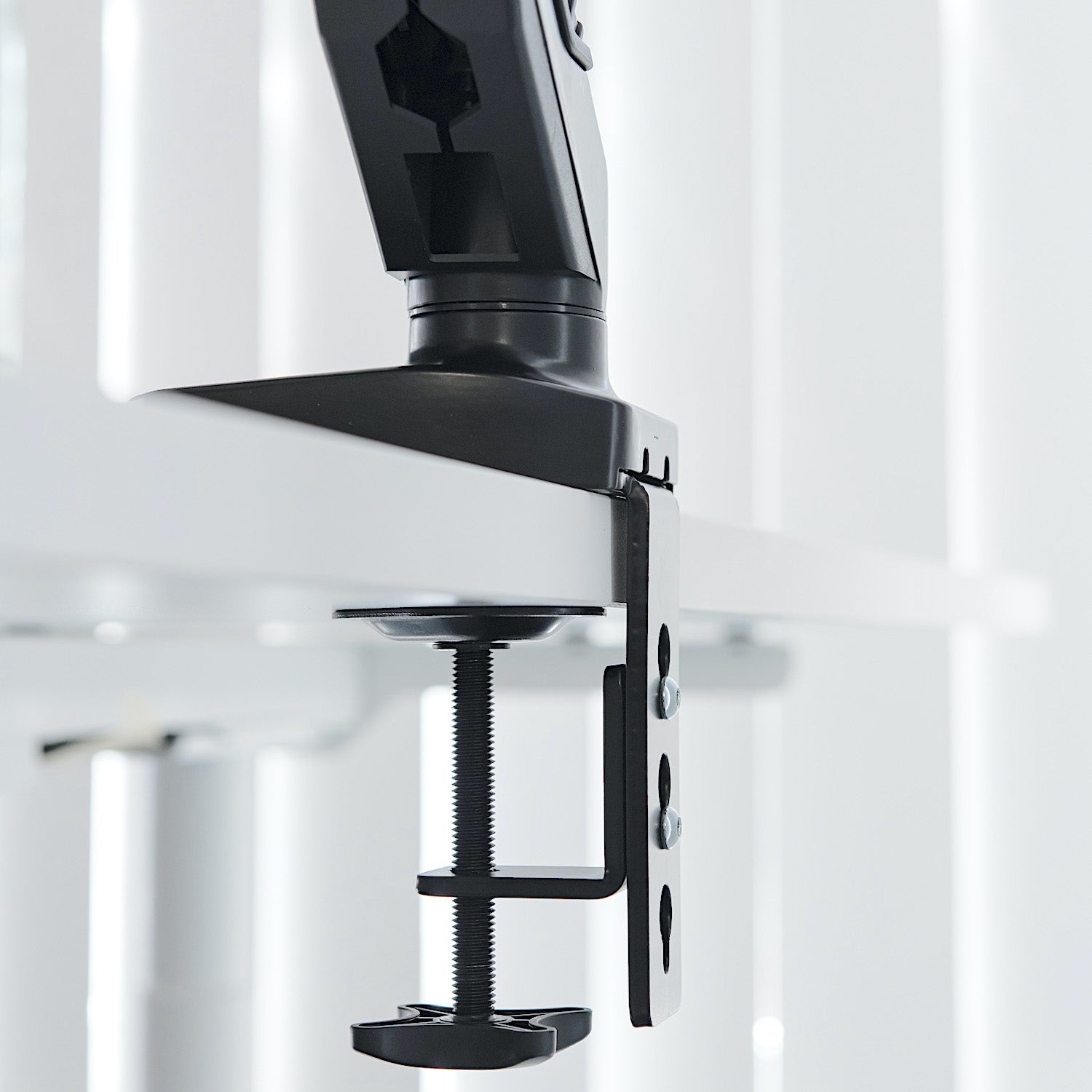 GKU Gas Spring Single Monitor Arm - EziRiser Monitor Mount black