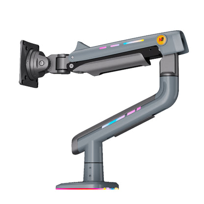 RGB LIGHT Gaming Monitor Arm Mount for Flat/Ultrawide/Curved Screen V6