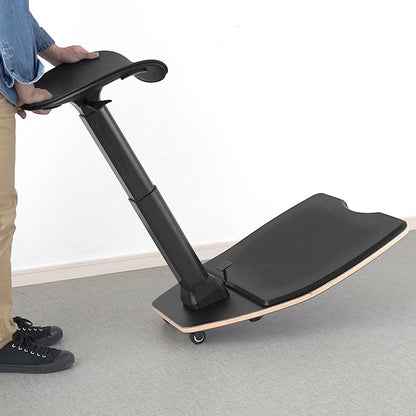 Ergonomic Standing Stool with Anti-Fatigue Mat & Wheels, Height Adjustable Sit Stand Chair for Home Office1. Ergonomic Standing Stool with Anti-Fatigue Mat & Wheels, Height Adjustable Sit Stand Chair for Home Office