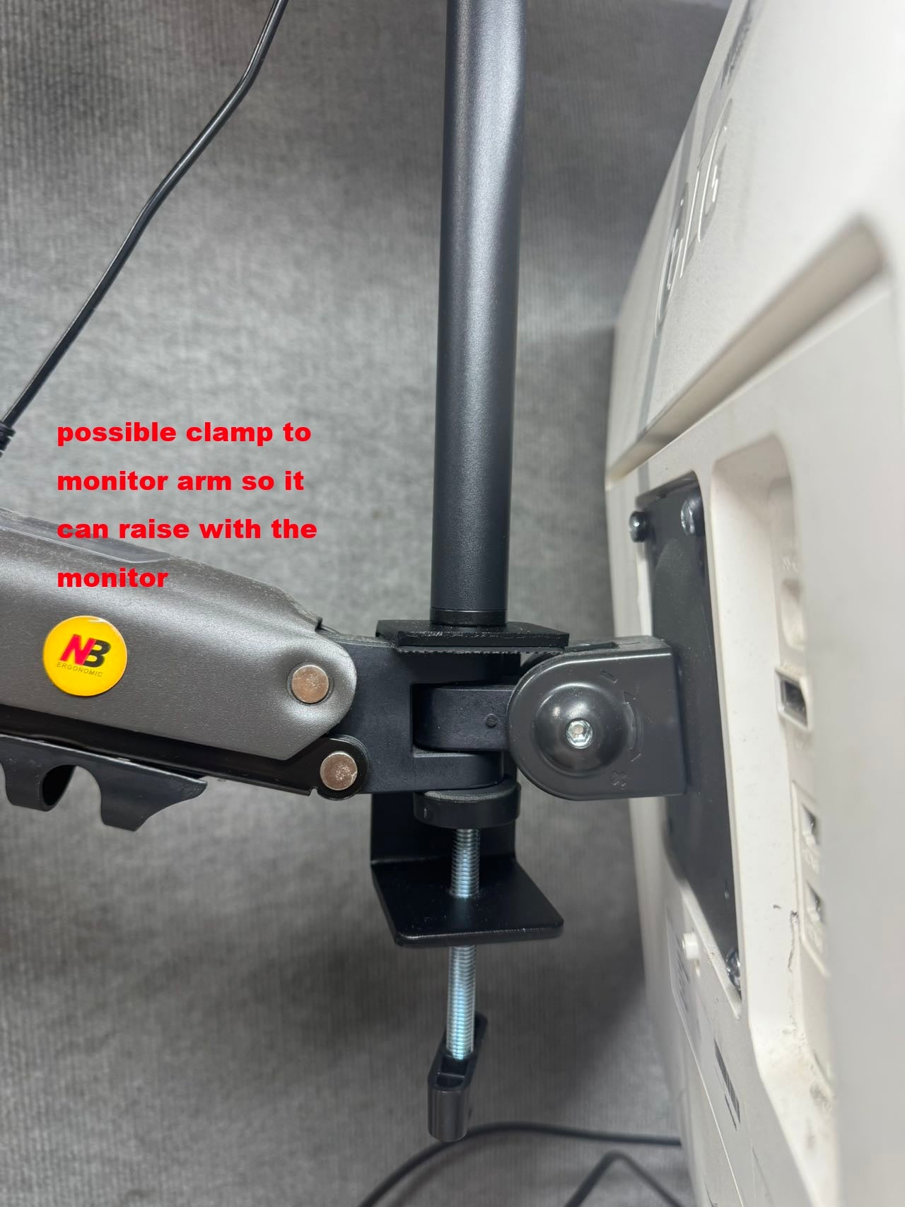 SoftGlow Clamp LED Desk Lamp Wide Bar Eye‑Care Monitor Light