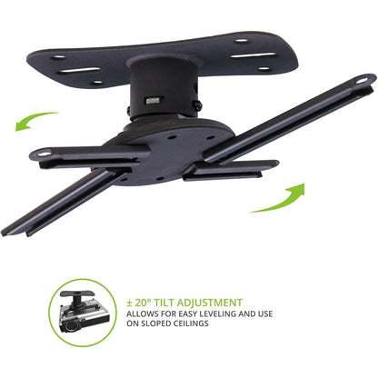 Projector Ceiling mount 7.6cm to 30.5cm 360 Rotation