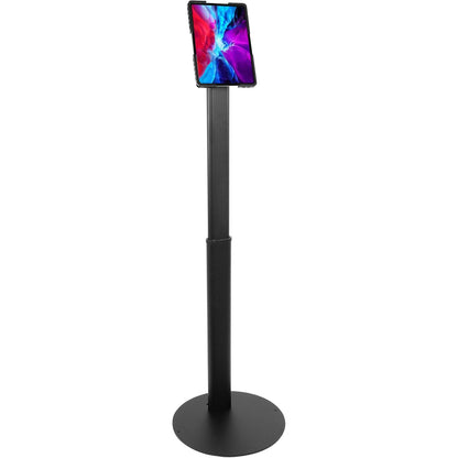 IPAD TABLET Monitor Security Floor Stand Tilt Rotate 70-120CM HEIGHT