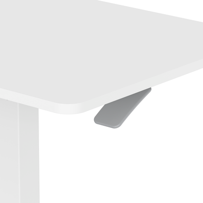 GKU Adjustable Mobile Standing Desk with Wheely & Cup Holder 650x480mm F047-FDS106B-A2,white/cup/ hook